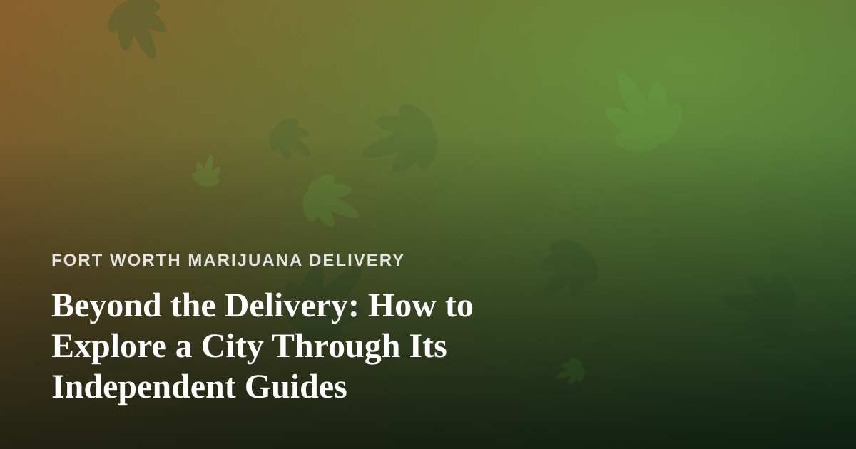 Beyond the Delivery: How to Explore a City Through Its Independent Guides
