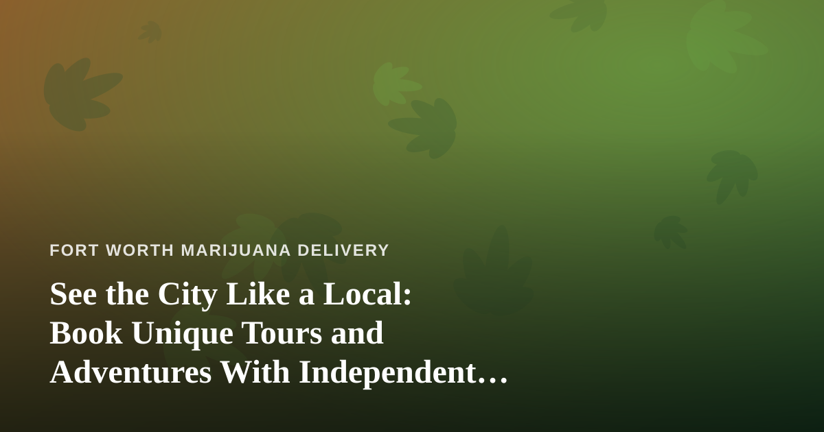 See the City Like a Local: Book Unique Tours and Adventures With Independent Guides